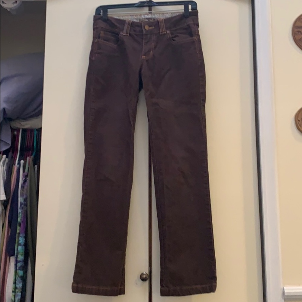 Like new! Prana brown corduroy pants. Size 0.